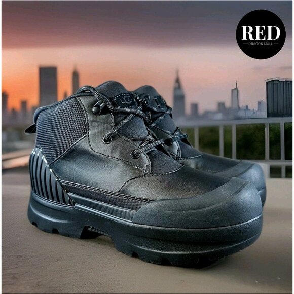 Ugg Neumel X Waterproof Boots Winter Snow Rain Black Ankle Shoes - Women's Sz 9 - Picture 3 of 14